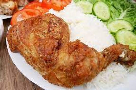 Plain Rice | 1 Drumstick 