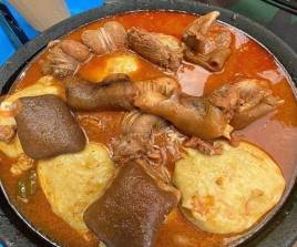 FUFU with Goat Light Soup