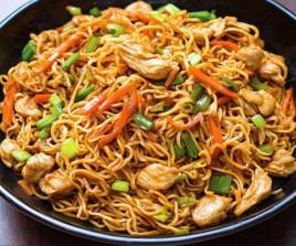 Noodles With  Fried Chicken 