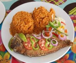 Jollof With Red Fish